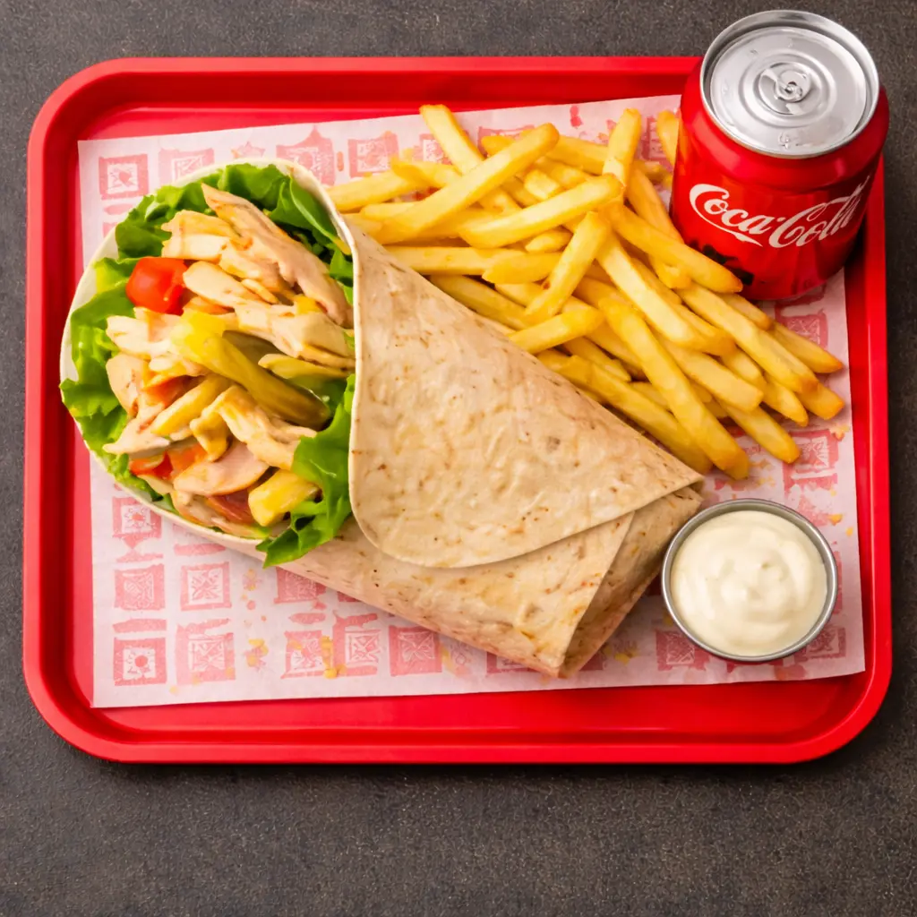 Donair poutine with fries and cheese at Top Donair Beaumont